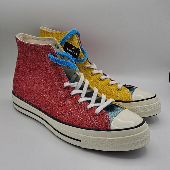 Converse Other - NEW Mens Converse Chuck Taylor All-Star 70 Hi JW Anderson Glitter Sneaker Shoes
